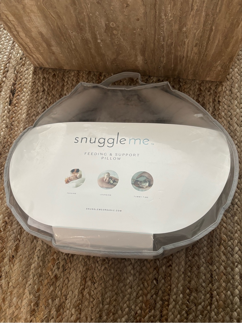 Brand new Snuggle Me Feeding & Support Pillow - Birch (beige)